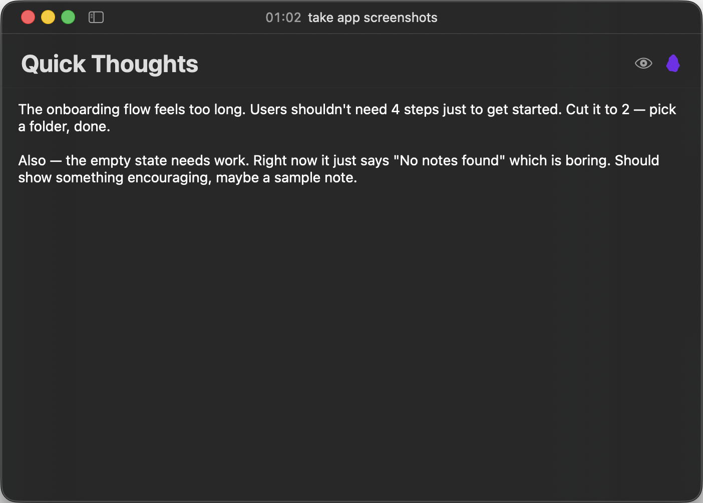 Note editing